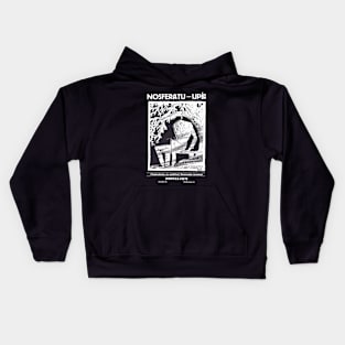 NOSFERATU - Silent and Pre-Code Horror - Vintage Vampire Film Kids Hoodie